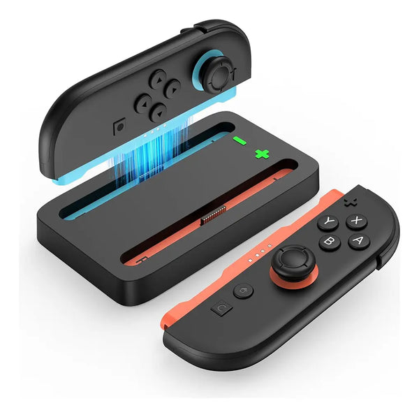 Imagem 1 de 6 de Base Cargador Para Nintendo Switch 2 Joycon Ns2 Controller