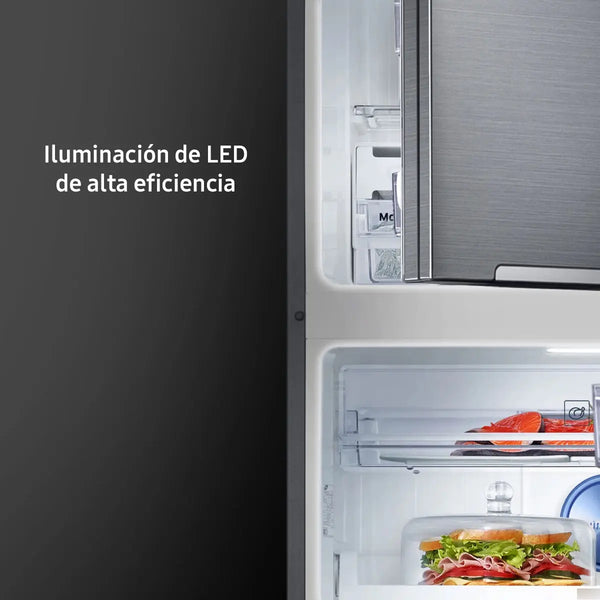 Imagem 6 de 7 de Heladera Samsung RT29K507JS8 Inverter 308 Litros Silver Cooling Plus con Freezer Superior