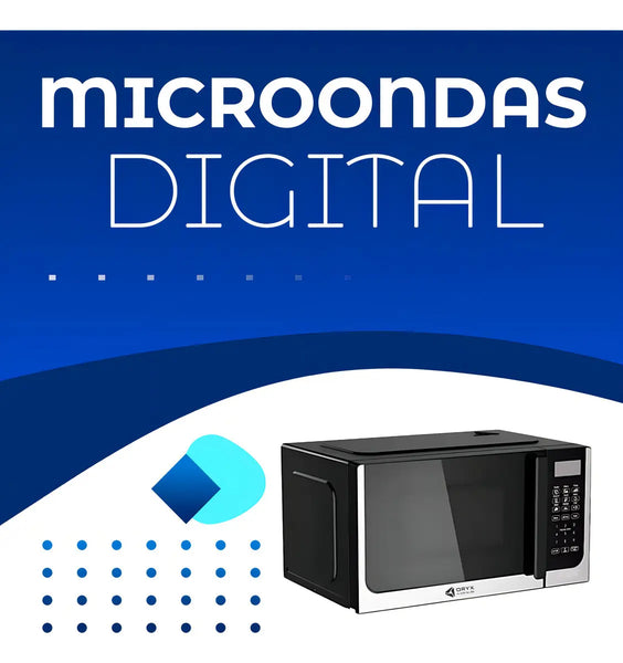 Imagem 2 de 7 de Microondas Digital Oryx de 20 L para Cocina, Color Negro