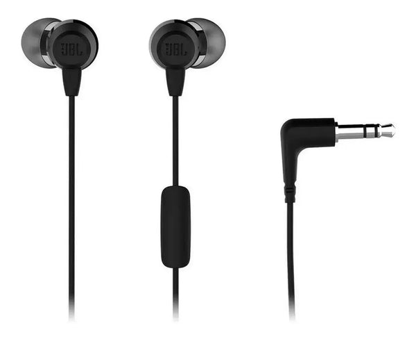 Imagem 1 de 6 de Auriculares Jbl C50hi Con Micrófono Negro