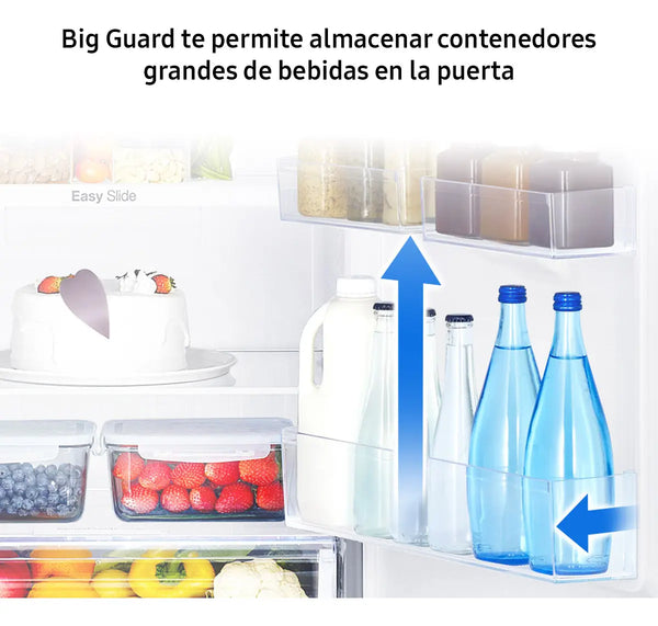 Imagem 7 de 7 de Heladera Samsung RT29K507JS8 Inverter 308 Litros Silver Cooling Plus con Freezer Superior