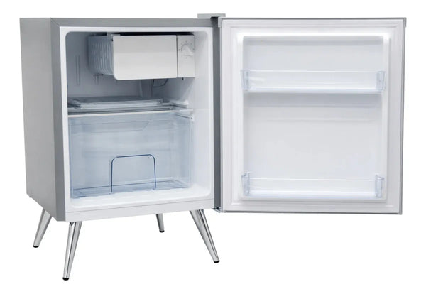 Imagem 5 de 9 de Heladera Frigobar Kanjihome 50 litros Retro Plata Kjh-50vin-s Kanji