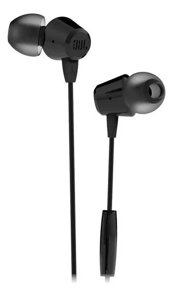 Imagem 2 de 6 de Auriculares Jbl C50hi Con Micrófono Negro