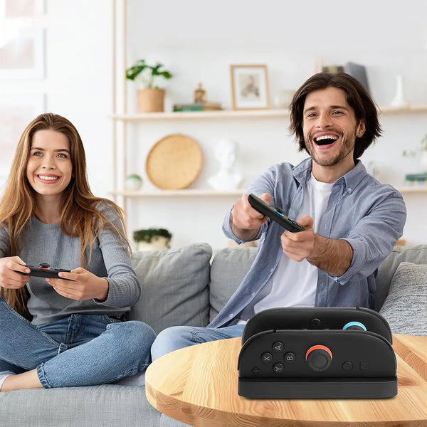 Imagem 6 de 6 de Base Cargador Para Nintendo Switch 2 Joycon Ns2 Controller