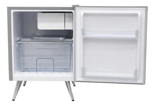 Imagem 6 de 9 de Heladera Frigobar Kanjihome 50 litros Retro Plata Kjh-50vin-s Kanji