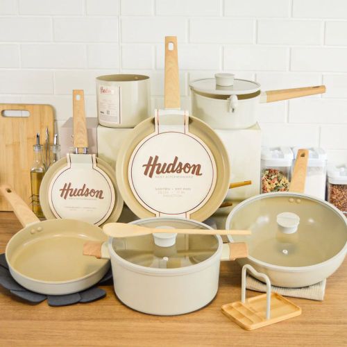 Set Hudson Harmony 10 Pzs Antiadh Cerámico Inducción - Image 1