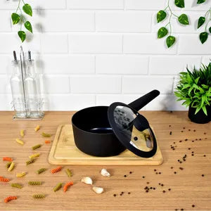 Bateria Cocina Cacerola Antiadherente 5 Pzs Hudson Daily Negro - Image 3
